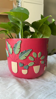 3D Embossed Hand-painted Planters